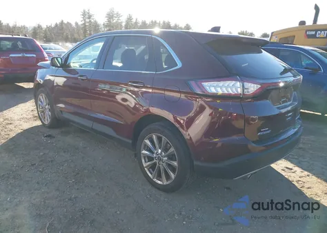 2017 Ford Edge Titanium from USA, damaged, VIN 2FMPK4K80HBC34342